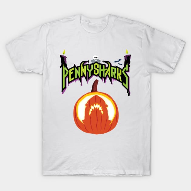 It's the Great Penny, Penny Shark! No outline (for light shirts)
